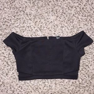 Off the Shoulder Crop Top